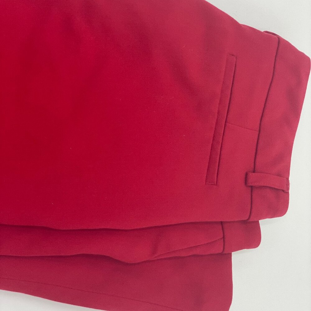 Brise Women's Bright Red Professional Dress Pants - Size 38 (EU)
